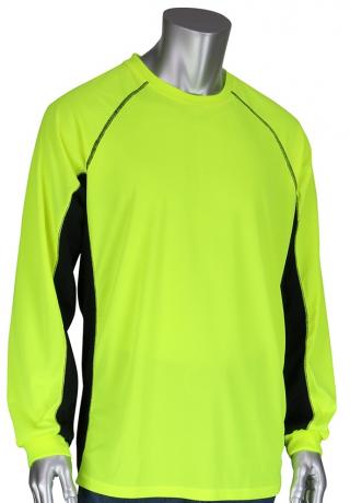 PIP 50+ UPF Long Sleeve Lime T-Shirt (Non-ANSI)
