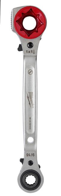 Milwaukee Lineman's 5in1 Ratcheting Wrench with Milled Face