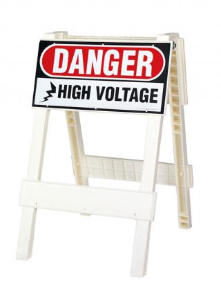 Cortina Plastx Barricade - Danger High Voltage