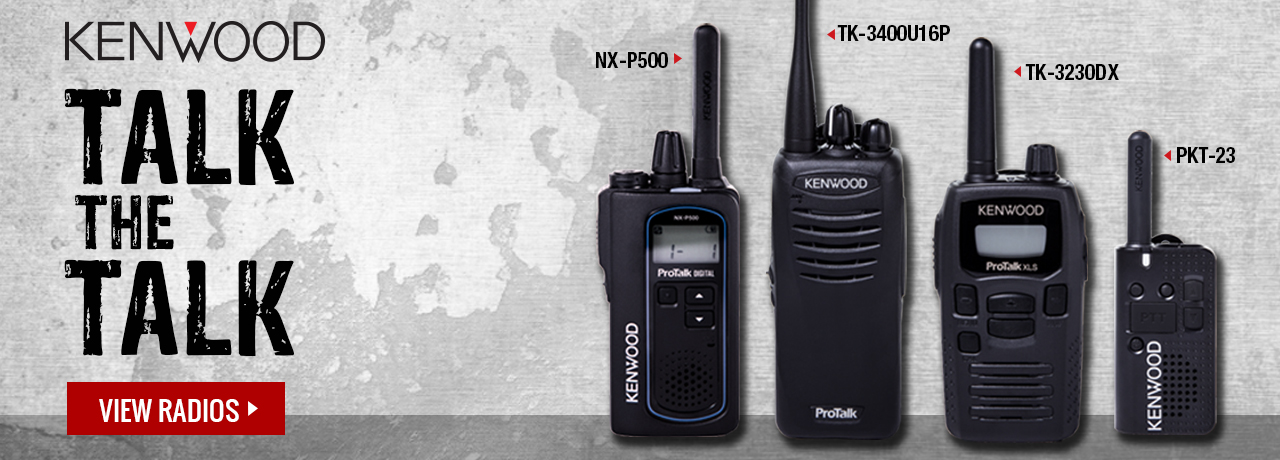 Jobsite two-way radios from Kenwood at GME Supply