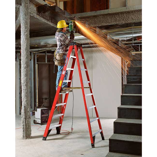 Werner Type IAA Fiberglass Step Ladder from GME Supply