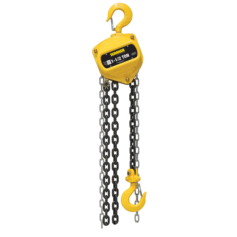 Southwire 1-1/2 Ton Chain Hoist with 15-Foot Chain from GME Supply