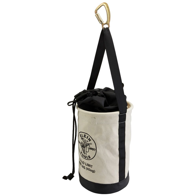 Klein Tools Canvas Bucket with Drawstring Close, 17-Inch from GME Supply