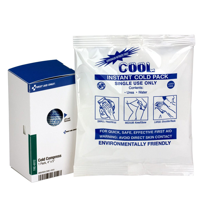 First Aid Only SmartCompliance Refill 4 Inch X 5 Inch Cold Pack, 1 Per Box from GME Supply