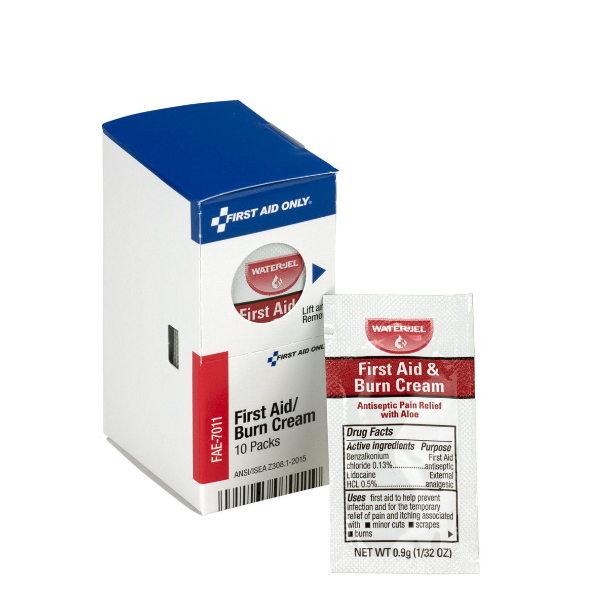 First Aid Only SmartCompliance Refill First Aid Burn Cream, 10 Per Box from GME Supply