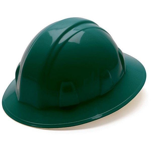 Pyramex SL Series Full Brim Hard Hat with 4 Point Ratchet Suspension from GME Supply