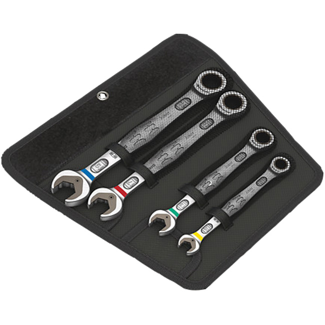 Wera Tools Joker Set of Ratcheting Combination Wrenches (4 Pieces) from GME Supply